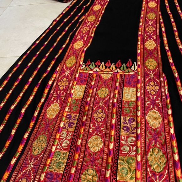 Kaftan Abaya Palestinian Dress Thobe L - Picture 4 of 7